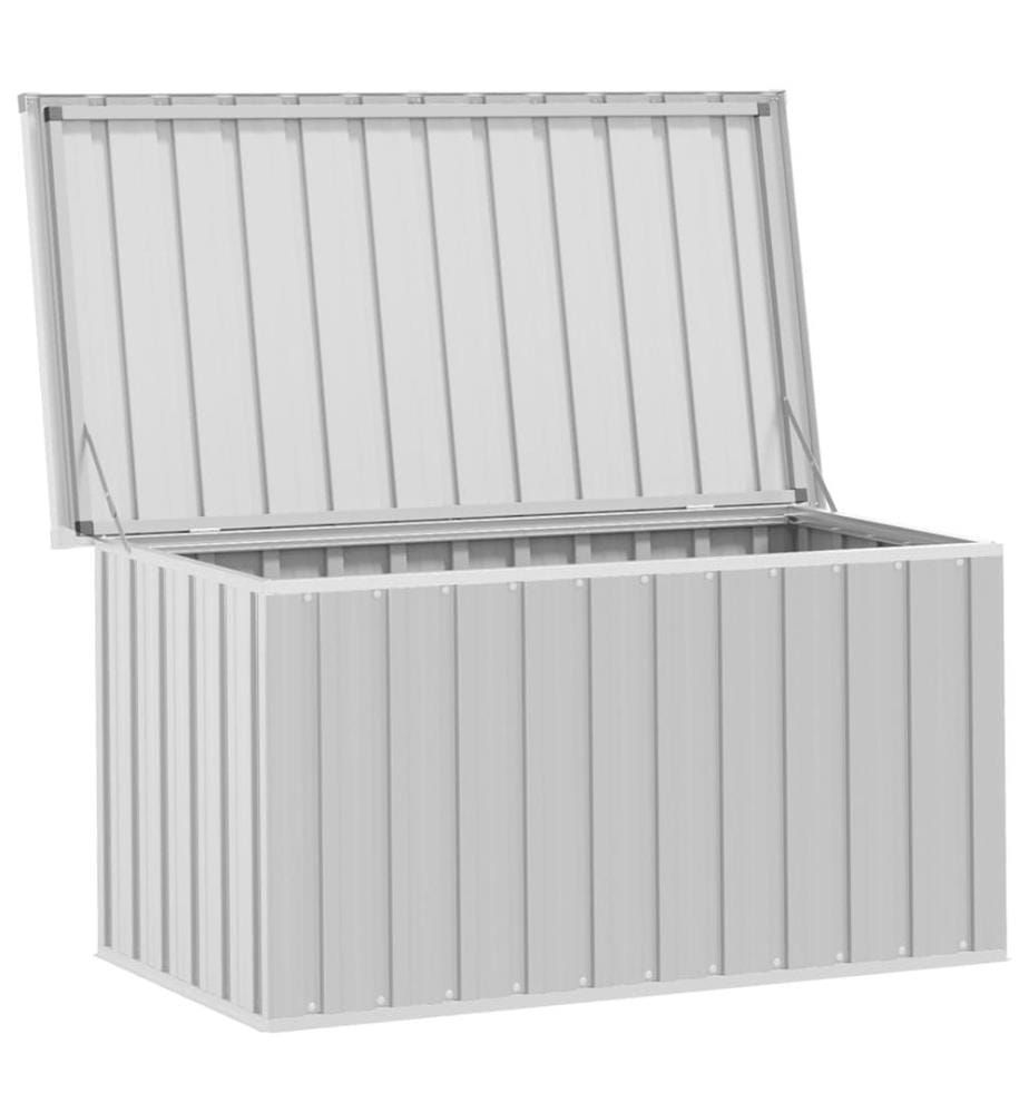 Boîte de rangement de jardin Gris 129x67x65 cm