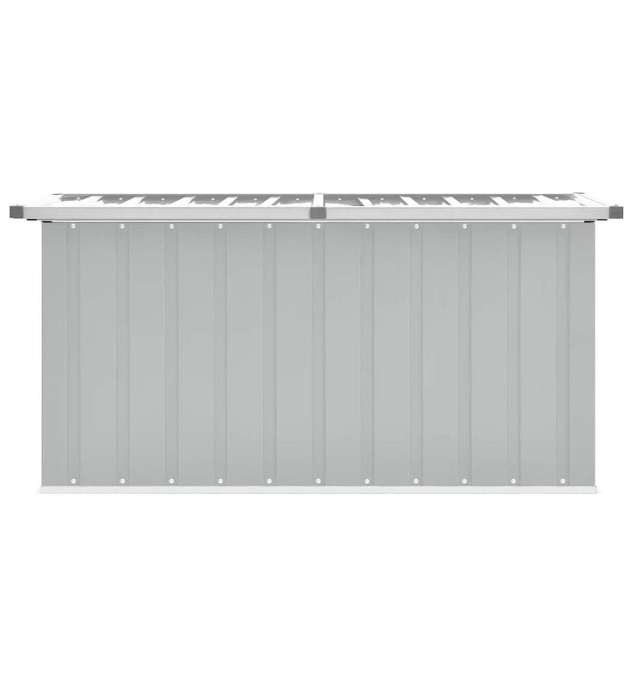 Boîte de rangement de jardin Gris 129x67x65 cm