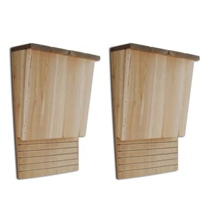 Fledermaushaus 22 x 12 x 34 cm 2er-Set