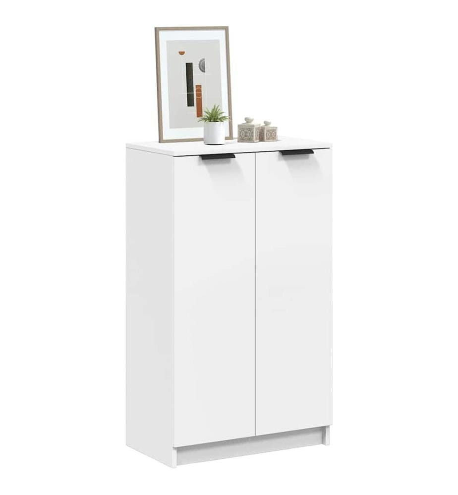 Schuhschrank Weiss 59x35x100,5 cm Holzwerkstoff