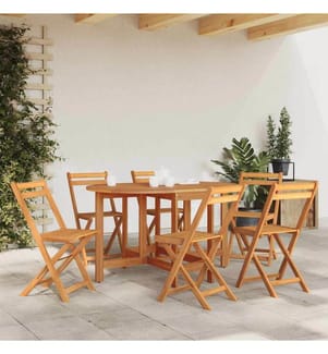 Table de jardin 130x90x72 cm Bois d'acacia massif