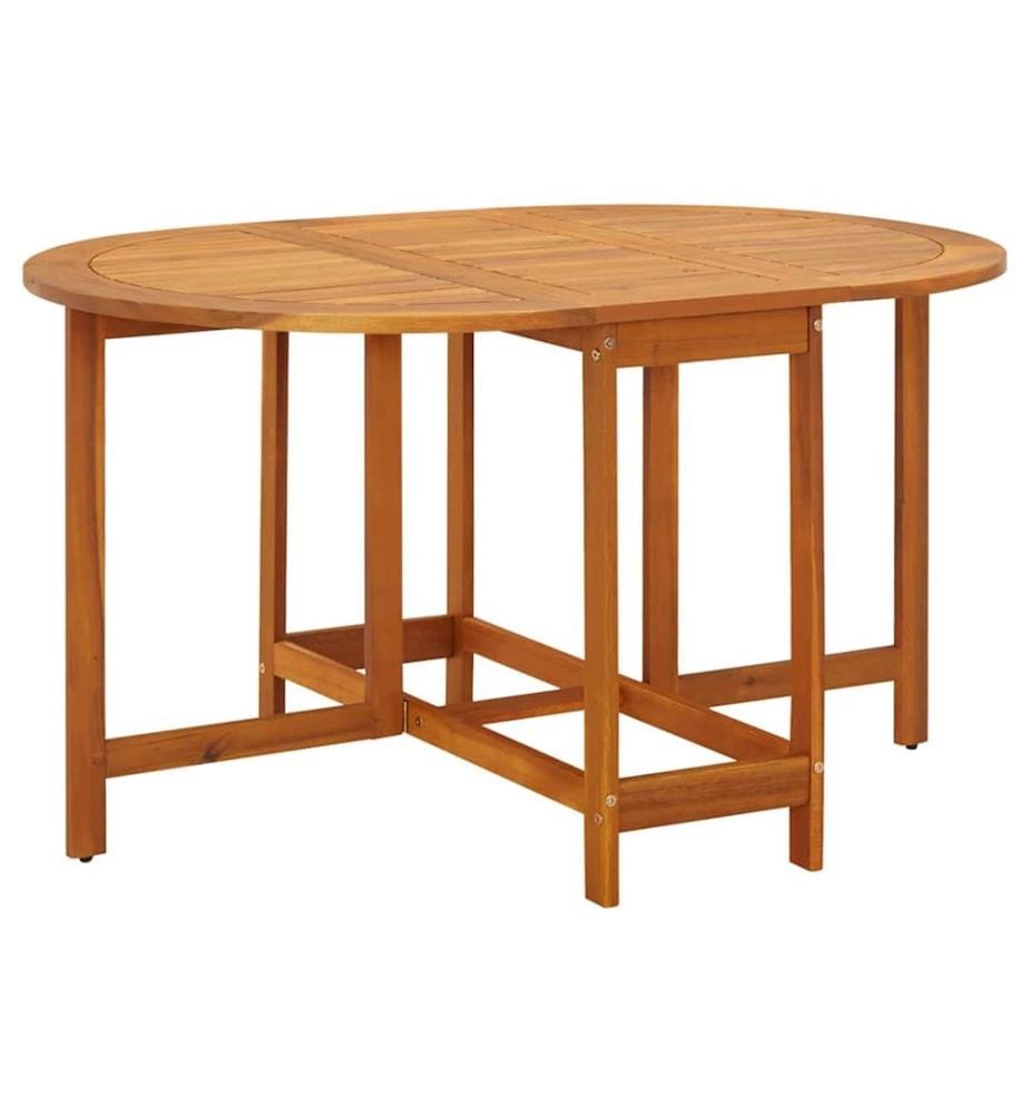 Table de jardin 130x90x72 cm Bois d'acacia massif