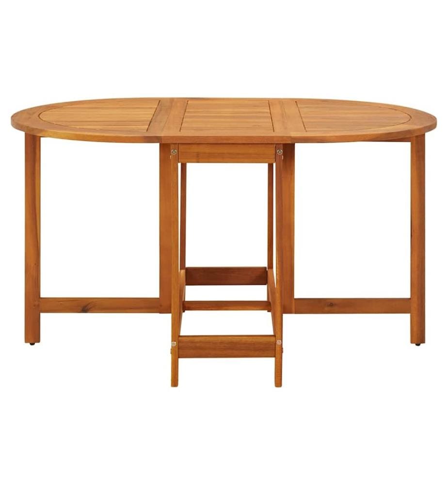 Table de jardin 130x90x72 cm Bois d'acacia massif