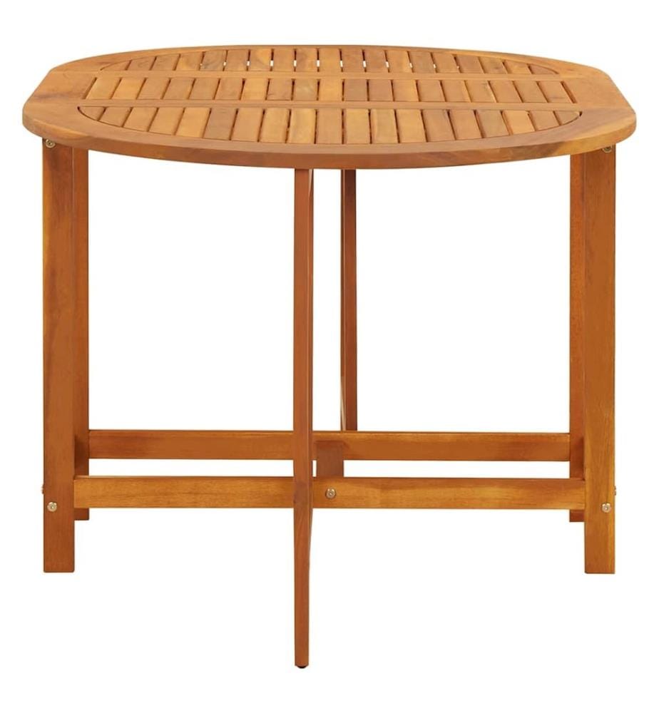 Table de jardin 130x90x72 cm Bois d'acacia massif