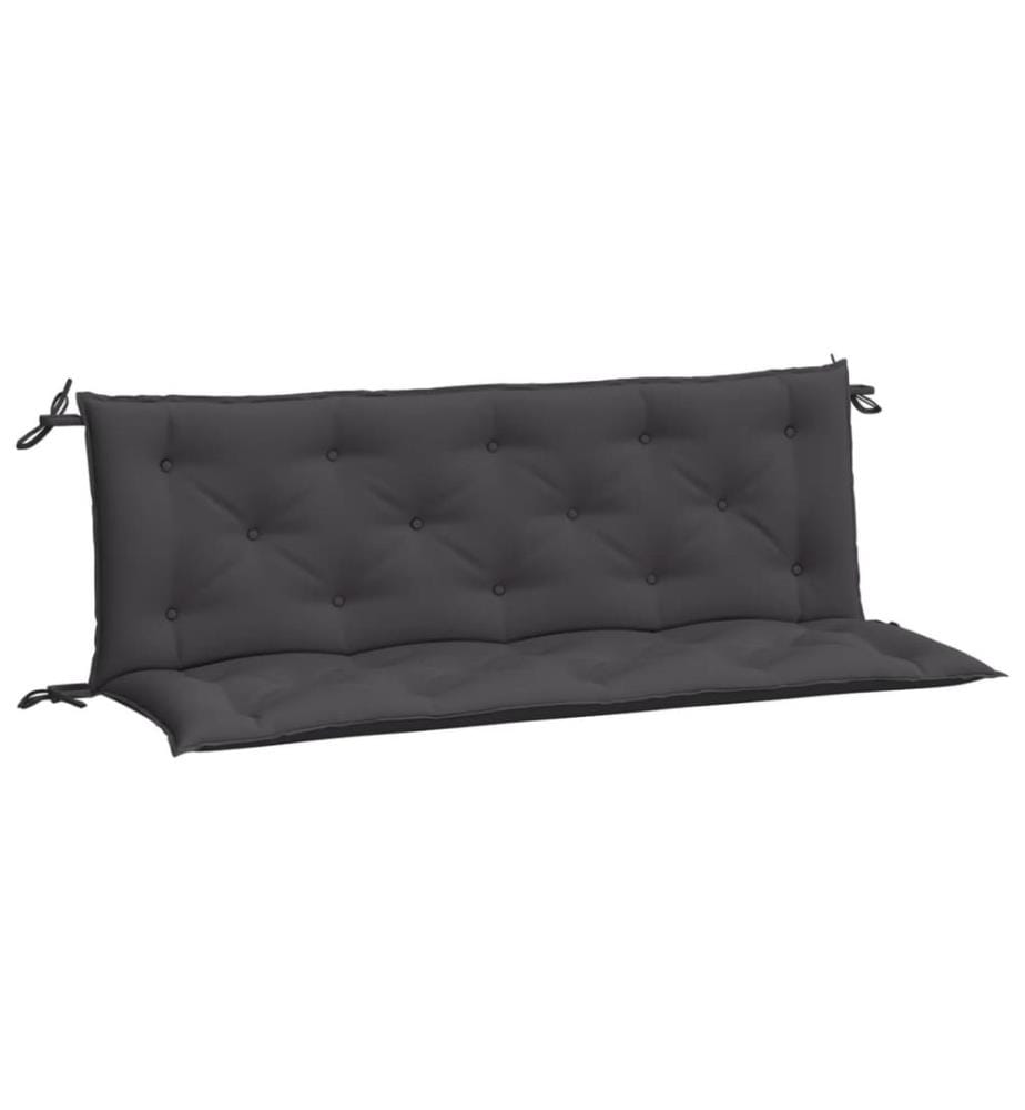 Gartenbank-Auflagen 2 Stk. Anthrazit 150x50x7 cm Oxford-Gewebe