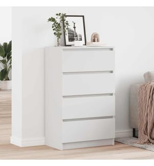 Buffet Blanc 60x35x98,5 cm Bois d'ingénierie