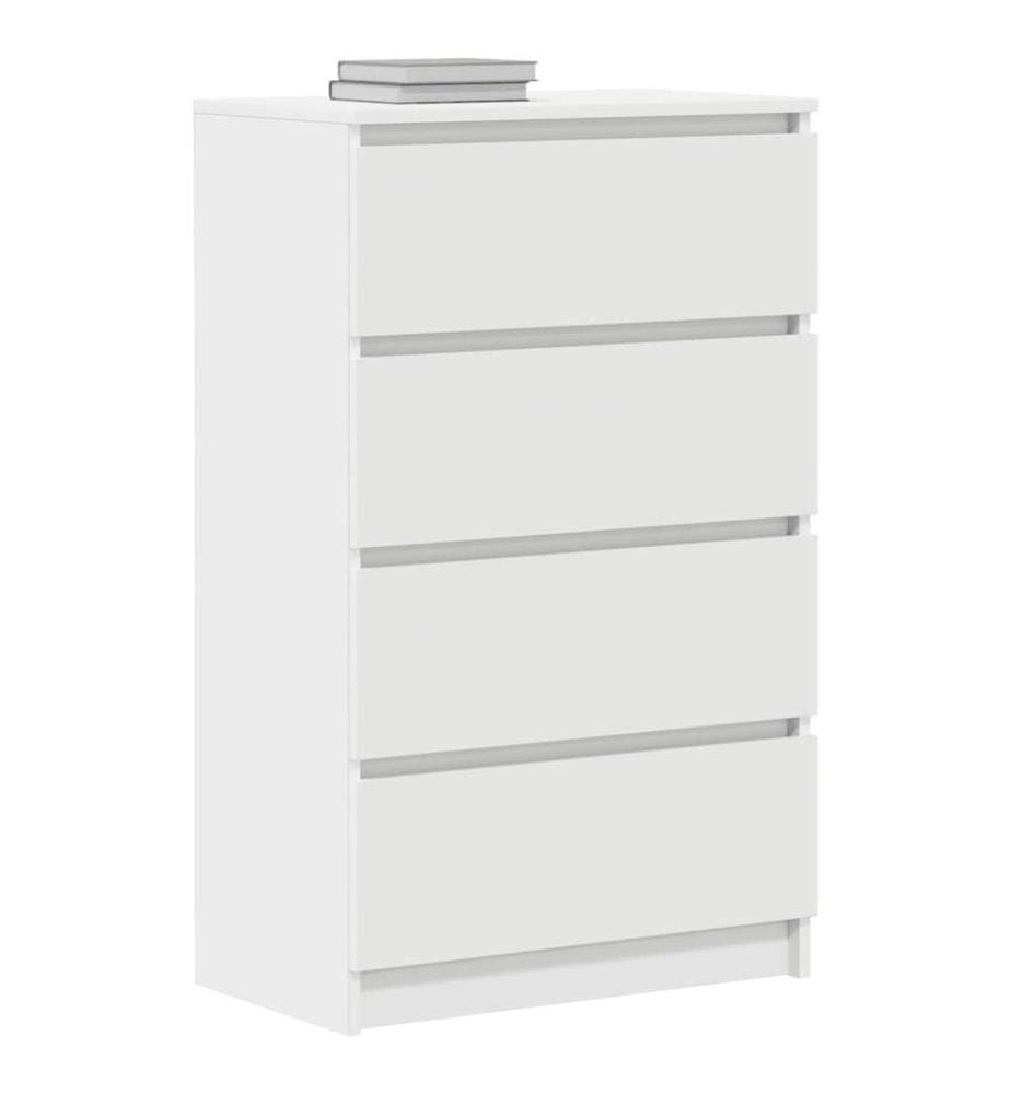 Buffet Bianco 60x35x98,5 cm Legno ingegnerizzato