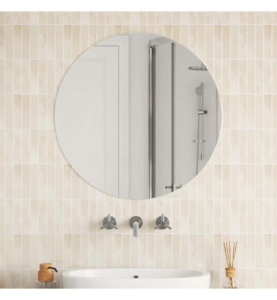 Miroir mural 70 cm Rond Verre