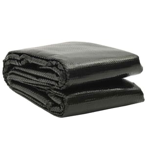 Poolabdeckung Schwarz 732x366 cm PE