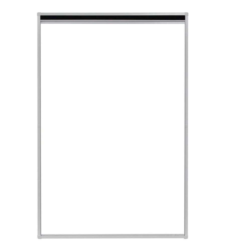Insektenschutz-Plissee für Fenster Aluminium 80 x 120 cm