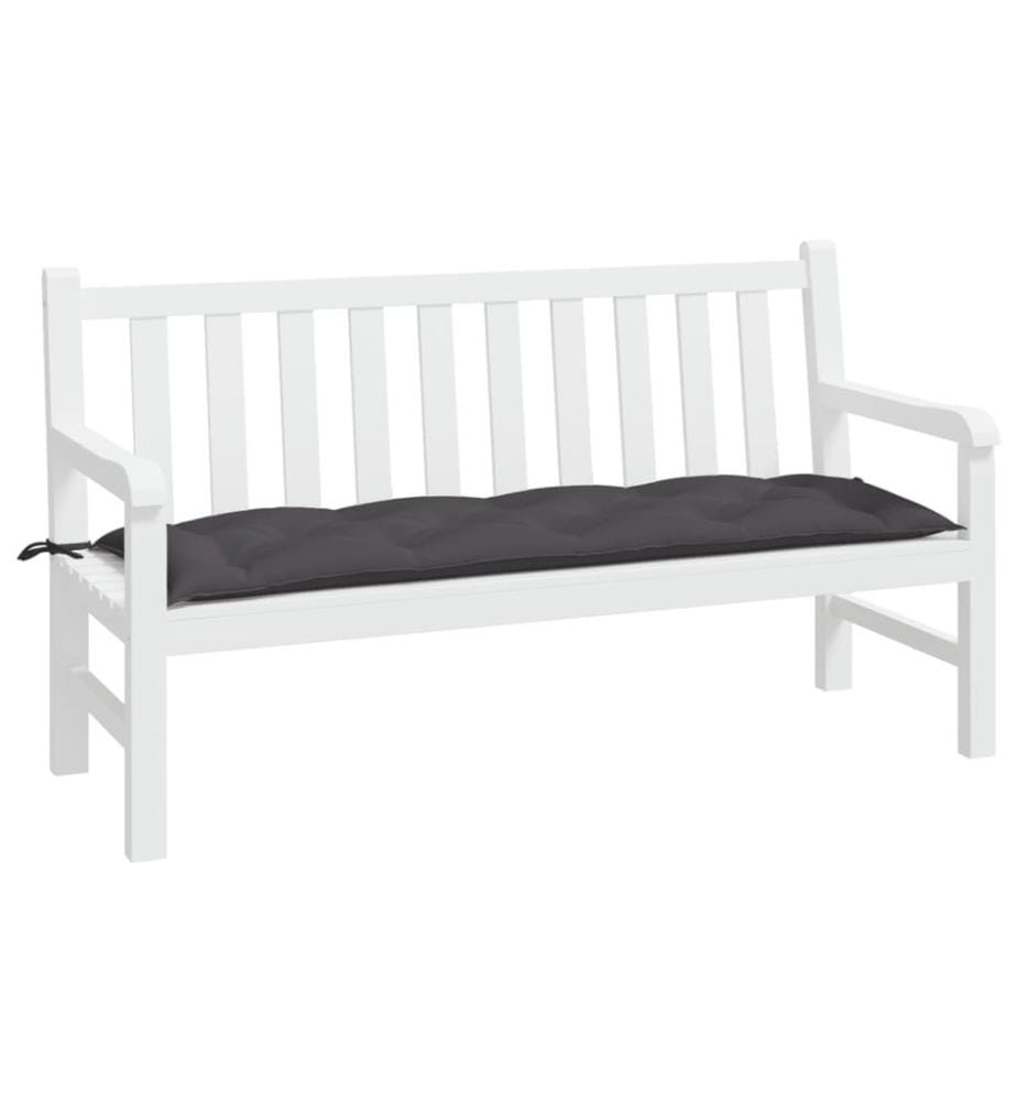 Gartenbank-Auflage Anthrazit 150x50x7 cm Oxford-Gewebe