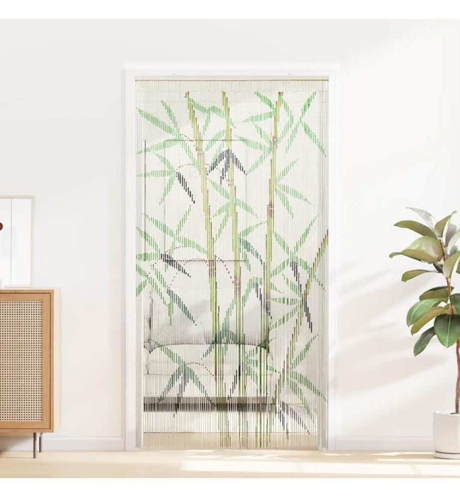 Insekten-Türvorhang Bambus Druck 100x200 cm Bambus