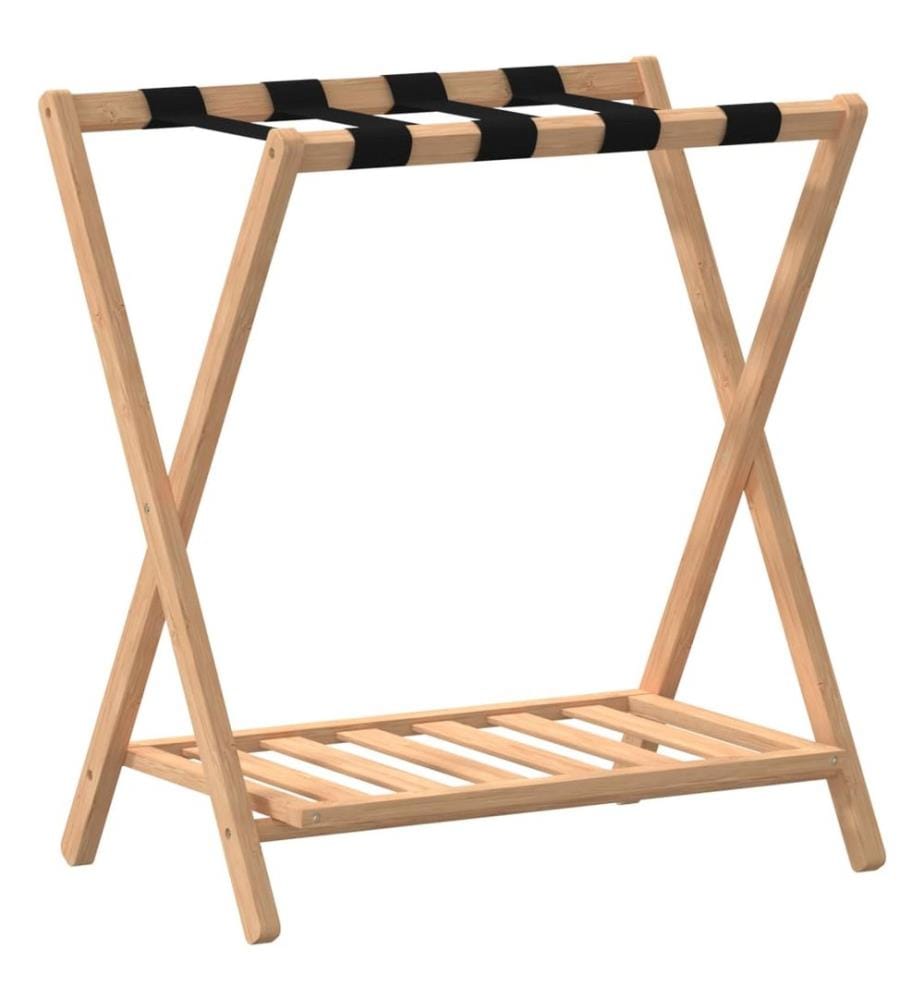 Gepäckablage 68x38x58 cm Bambus