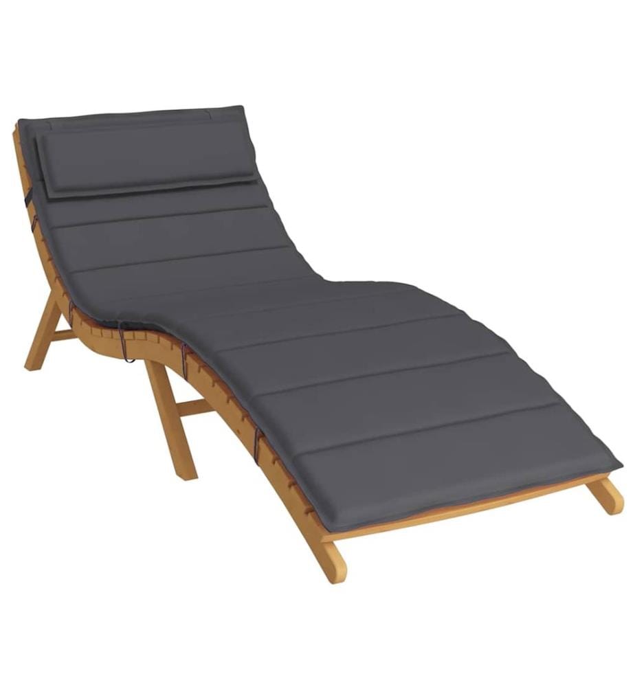 Sonnenliegen-Auflage Anthrazit 180x60x4 cm Oxford-Gewebe