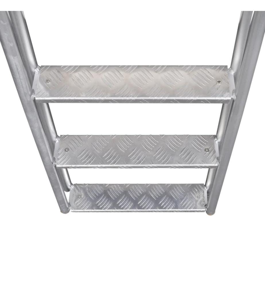 Steg-/Poolleiter 4-stufig Aluminium 167 cm