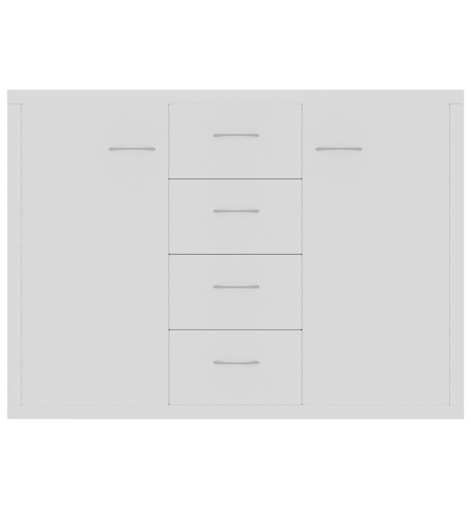 Buffet Blanc 88x30x65 cm Bois d'ingénierie