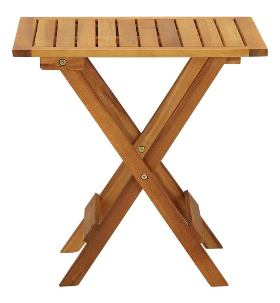 Table de bistro 46x46x47 cm Bois d'acacia massif