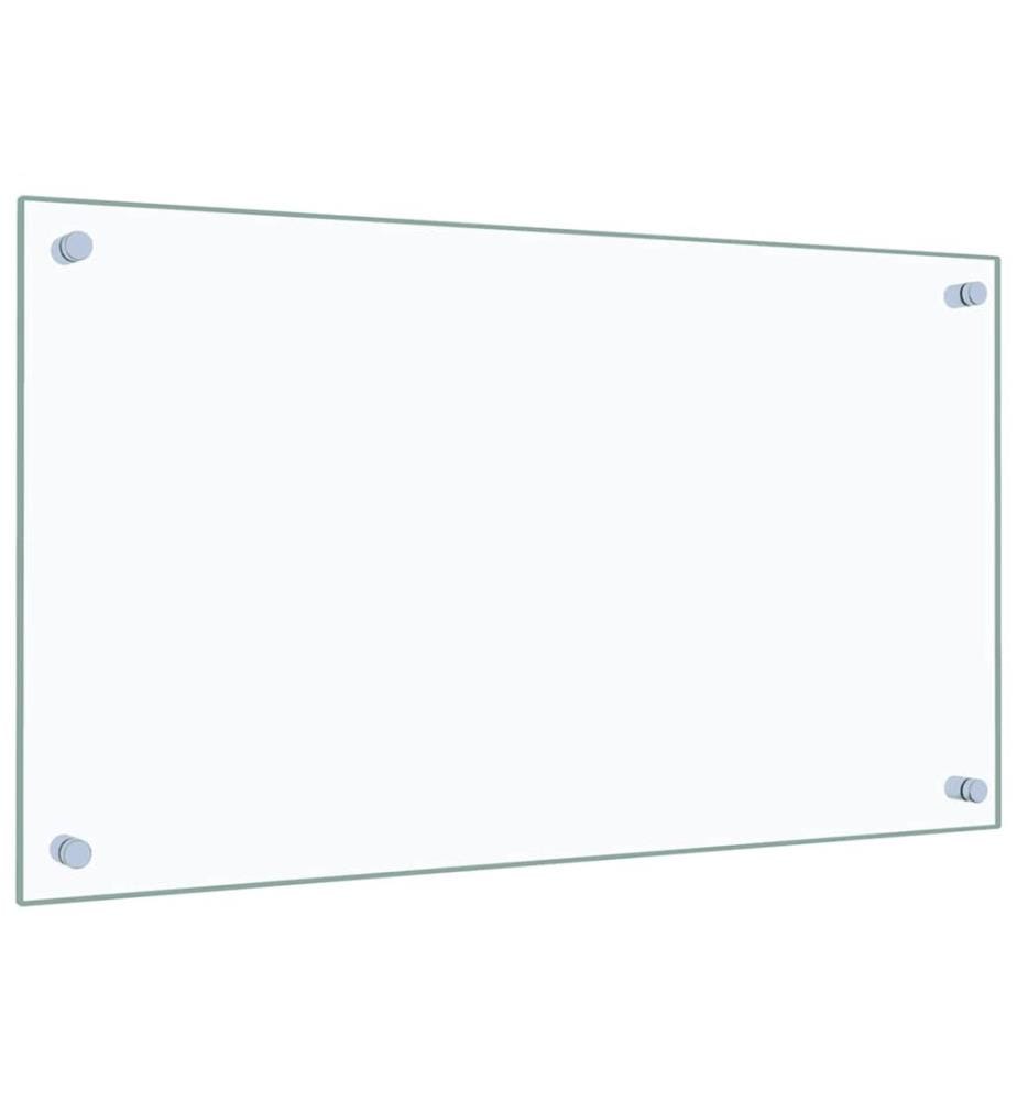Küchenrückwand Transparent 70×40 cm Hartglas