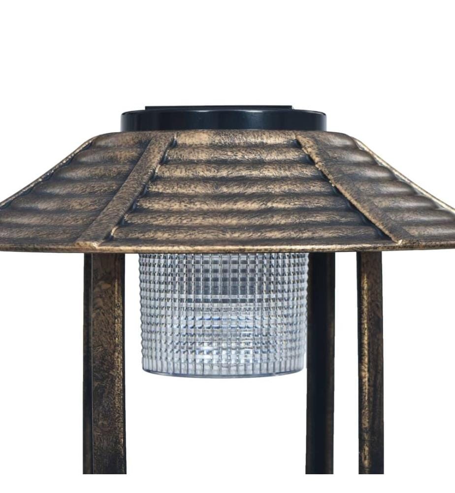 Deko Vogelbad mit Solarbetriebenen LED-Leuchten Kunststoff