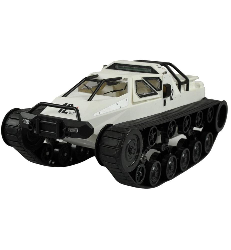 AMEWI - Kettenfahrzeug Military Police Weiss, RTR, 1:12