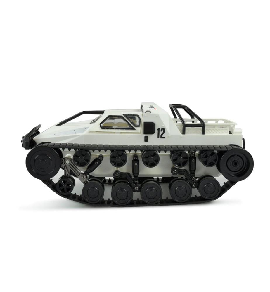 AMEWI - Kettenfahrzeug Military Police Weiss, RTR, 1:12