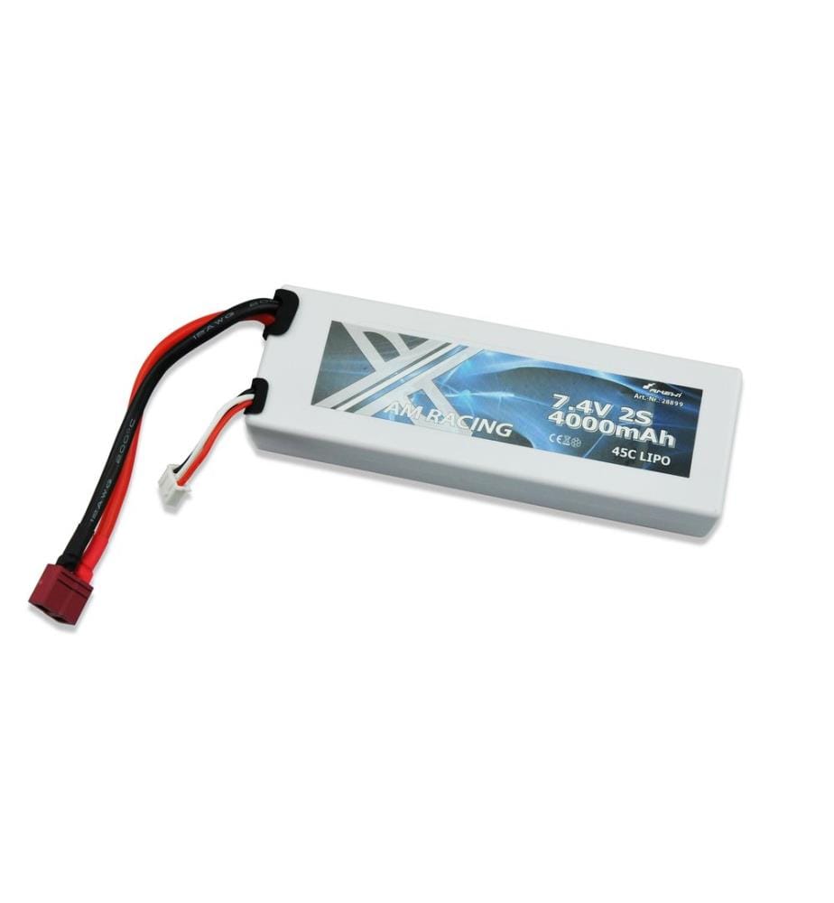 AMEWI - Batterie RC LiPo 4000 mAh 7.4 V 45C Deans