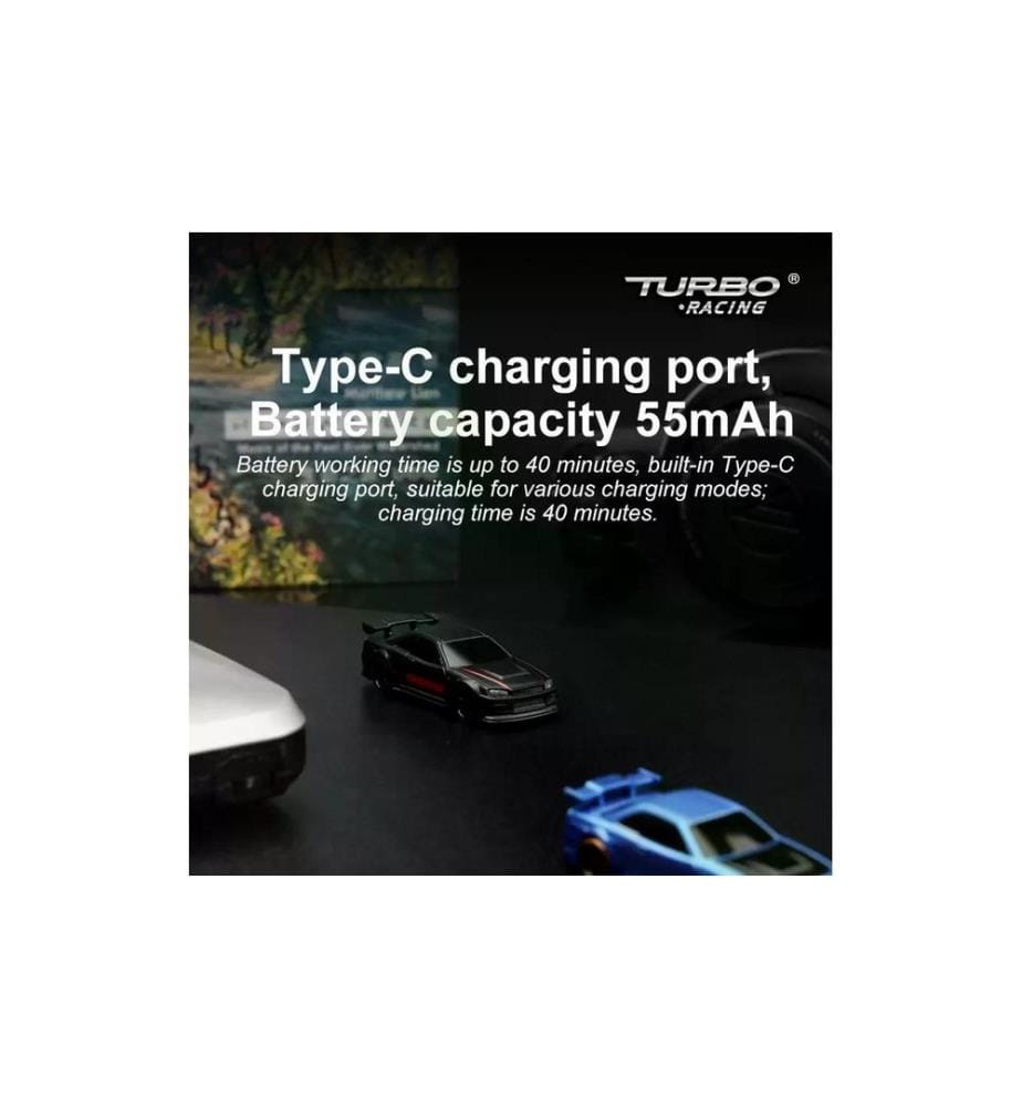 Turbo Racing - Micro Sport C74, noir, RTR, 1:76