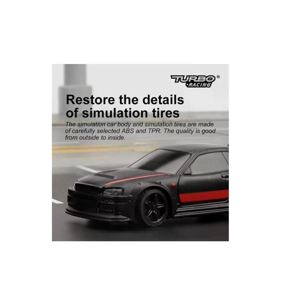 Turbo Racing - Micro Sport C74, noir, RTR, 1:76