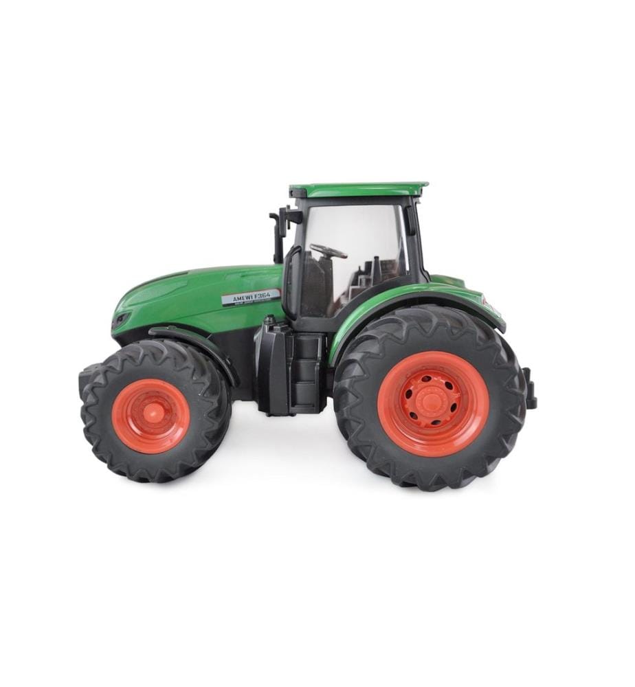 AMEWI - Tracteur avec cultivateur, vert 1:24, RTR