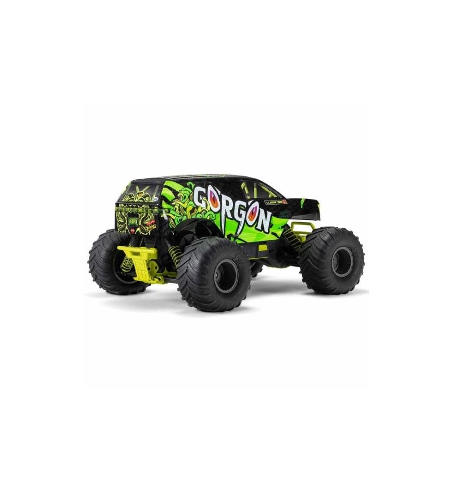 Arrma - Monster Truck Gorgon MEGA 550 RWD Jaune, RTR, 1:10