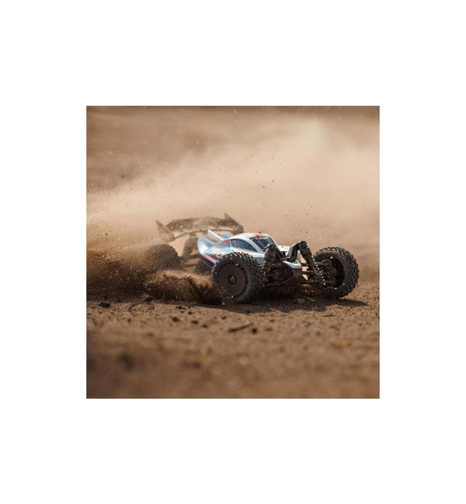 Arrma - Buggy Typhon Grom Mega 380 Bleu, RTR, 1:18