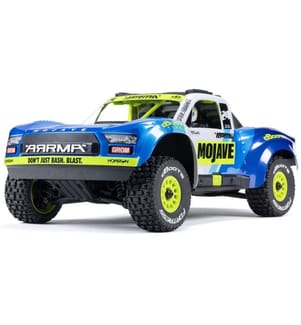 Arrma - Camion del deserto Mojave Grom Mega 380 Bleu, RTR, 1:18