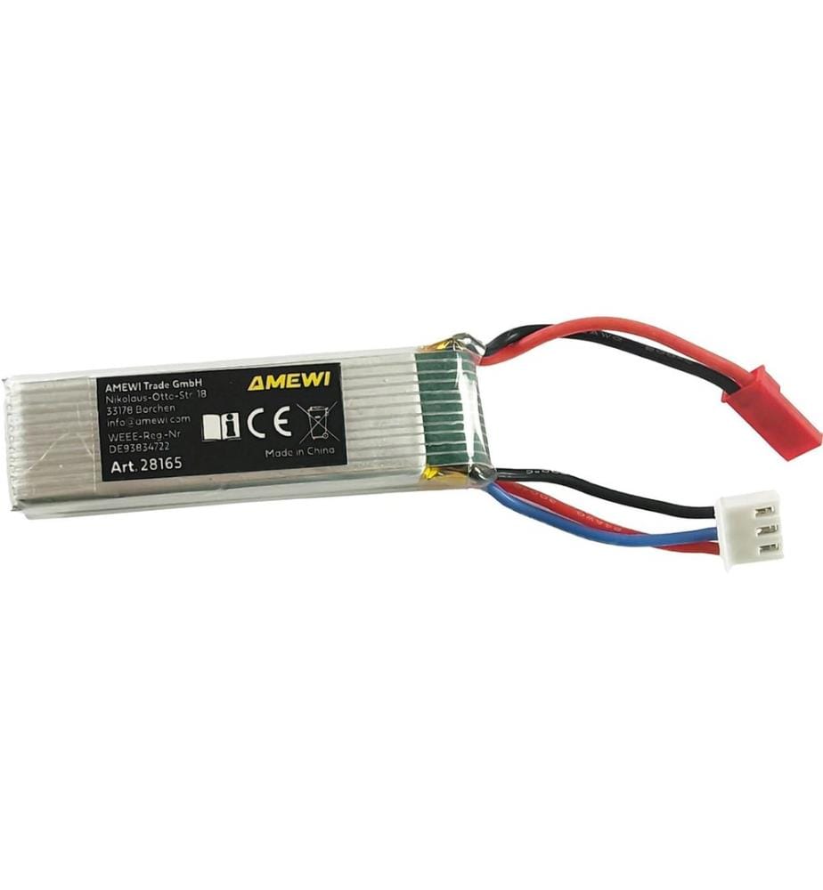 AMEWI - Batterie RC LiPo 2S 7.4 V 600 mAh 30C JST-BEC