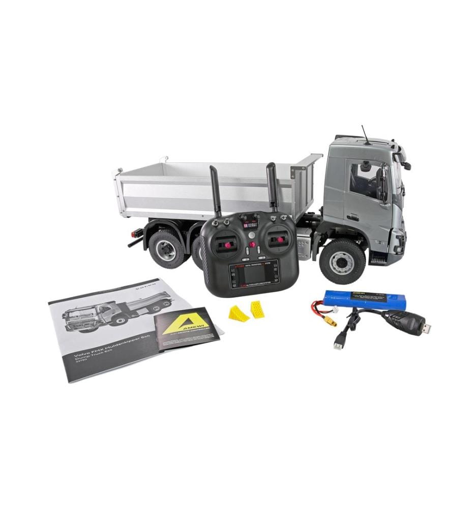 AMEWI - Volvo FMX E015 Tombereau 6 x 4 1:14 RTR argent