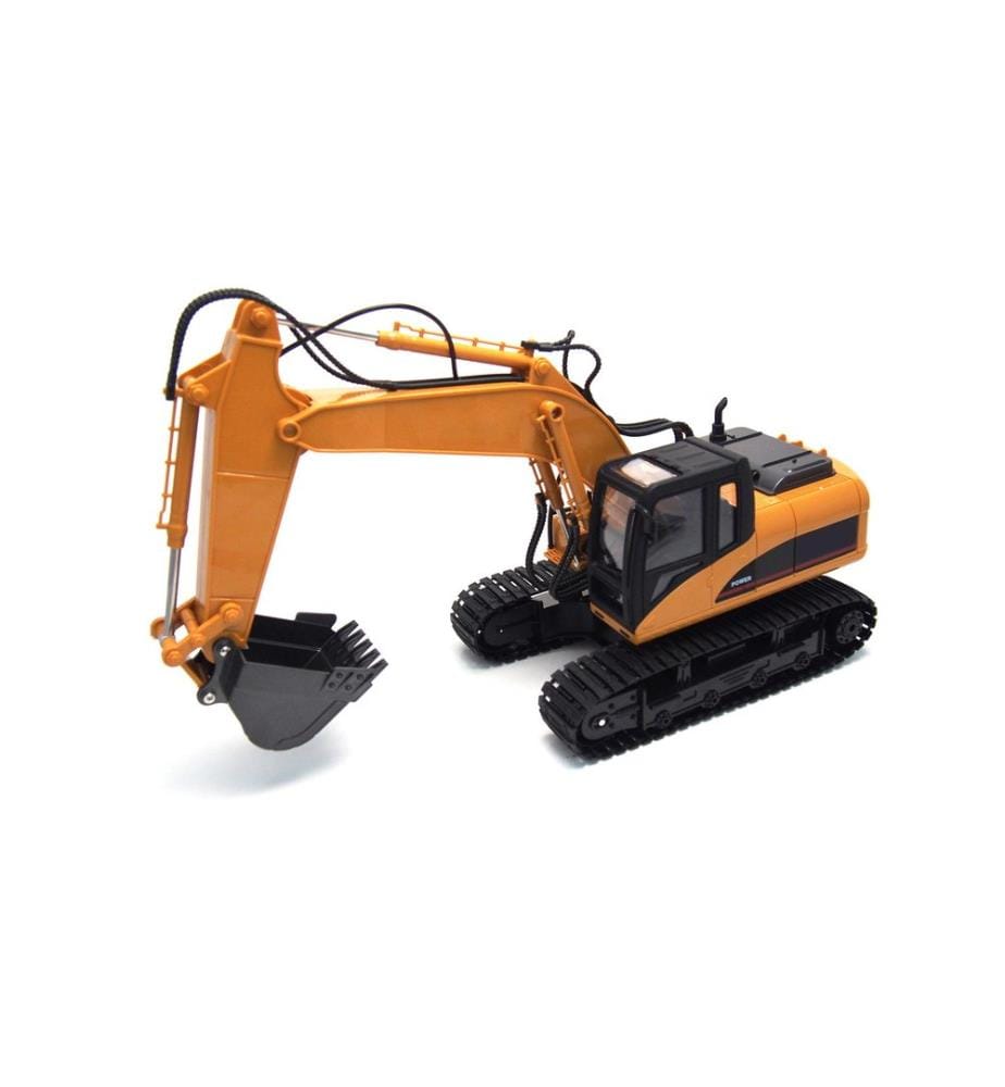 AMEWI - Bagger mit Metallschaufel, Licht & Sound RTR, 1:14