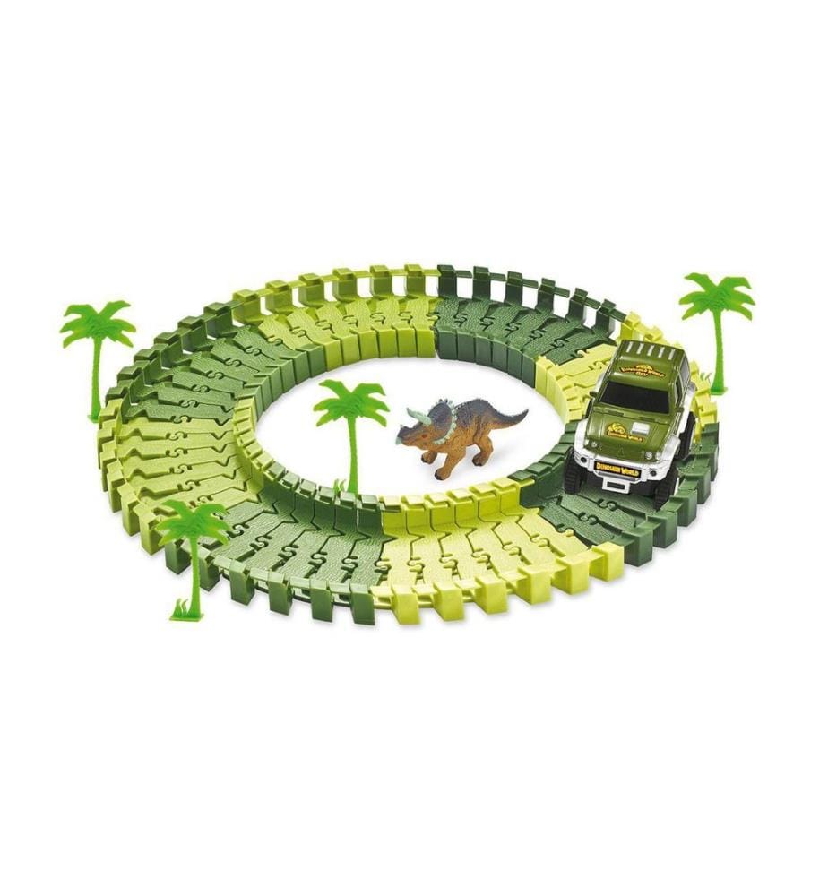 AMEWI - Magic Traxx Chemin de fer Dino Park Mini Set