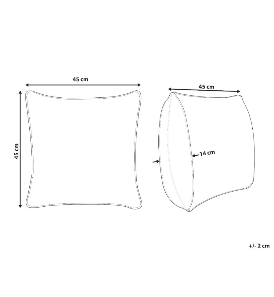 Dekokissen Hellgrün Stoff 45 x 45 cm Bezug mit Füllung Reissverschluss Einfarbig Boho Modern Wohnzimmer Schlafzimmer Deko für Bett Sofa Sessel