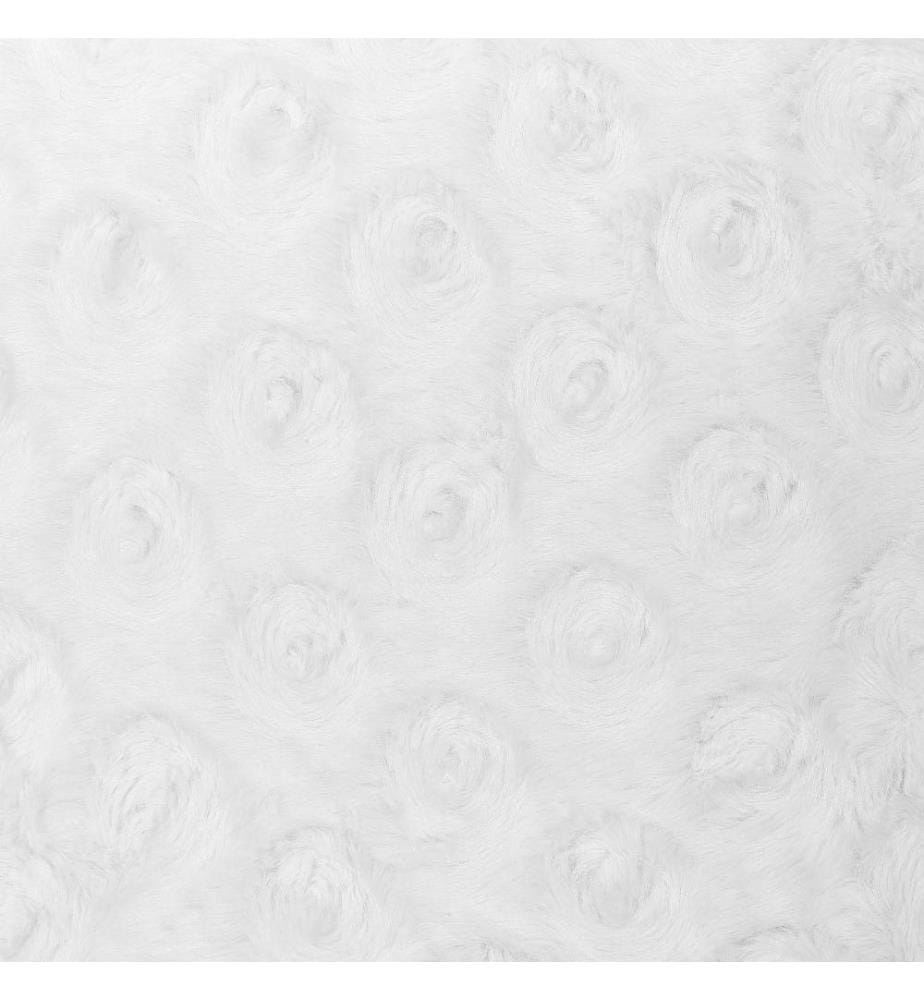 Couvre Lit Plaid en Polyester Blanc 150 x 200 cm Douillet Ultra Doux Lit Douillet Accessoire Chambre Canapé