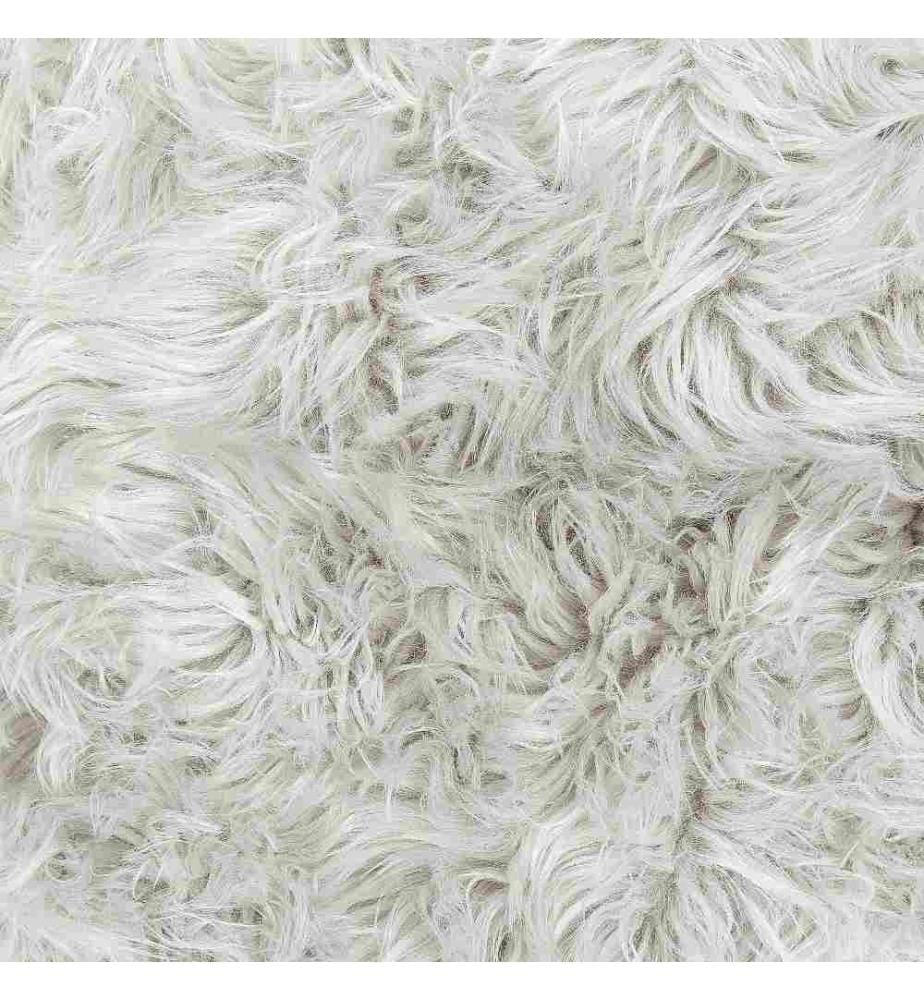 Kuscheldecke Hellgrau Acryl 150 x 200 cm Felloptik Modern Schlafzimmer Wohnzimmer Accessoire Deko Überwurf Wohndecke Sofadecke Tagesdecke