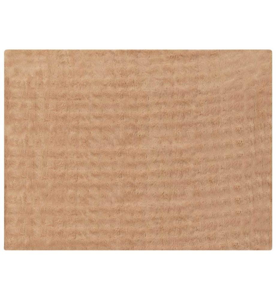 Couvre-lit Gris en Fausse Fourrure Doux 150 x 200 cm Couverture Jeté de Lit Plaid de Chambre Literie