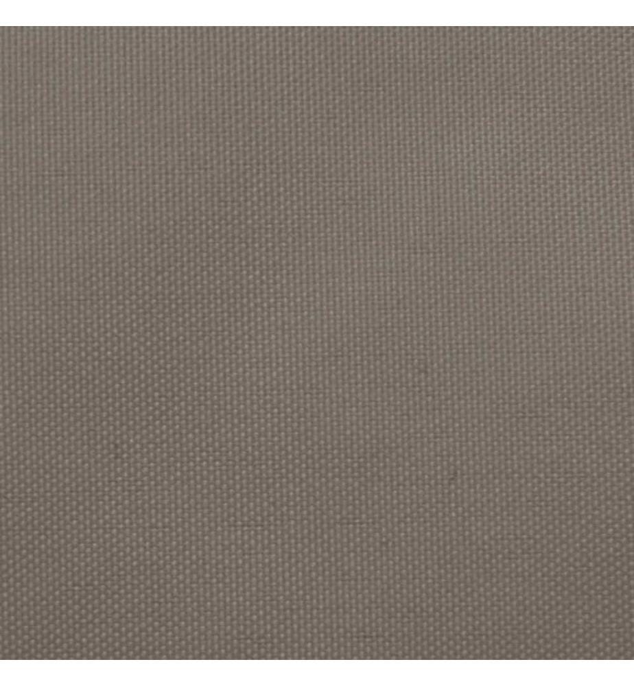 Sonnensegel Oxford-Gewebe Rechteckig 5x8 m Taupe