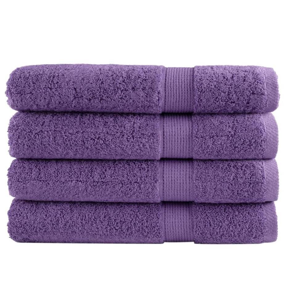 Serviettes de qualité supérieure SOLUND 4 pcs violet 600 g/m²
