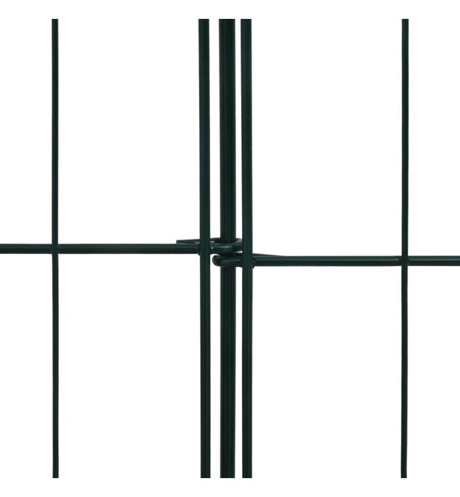 Ensemble de clôture de jardin 115x79 cm vert