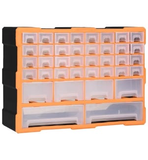 Multi-Schubladen-Organizer mit 40 Schubladen 52x16x37,5 cm