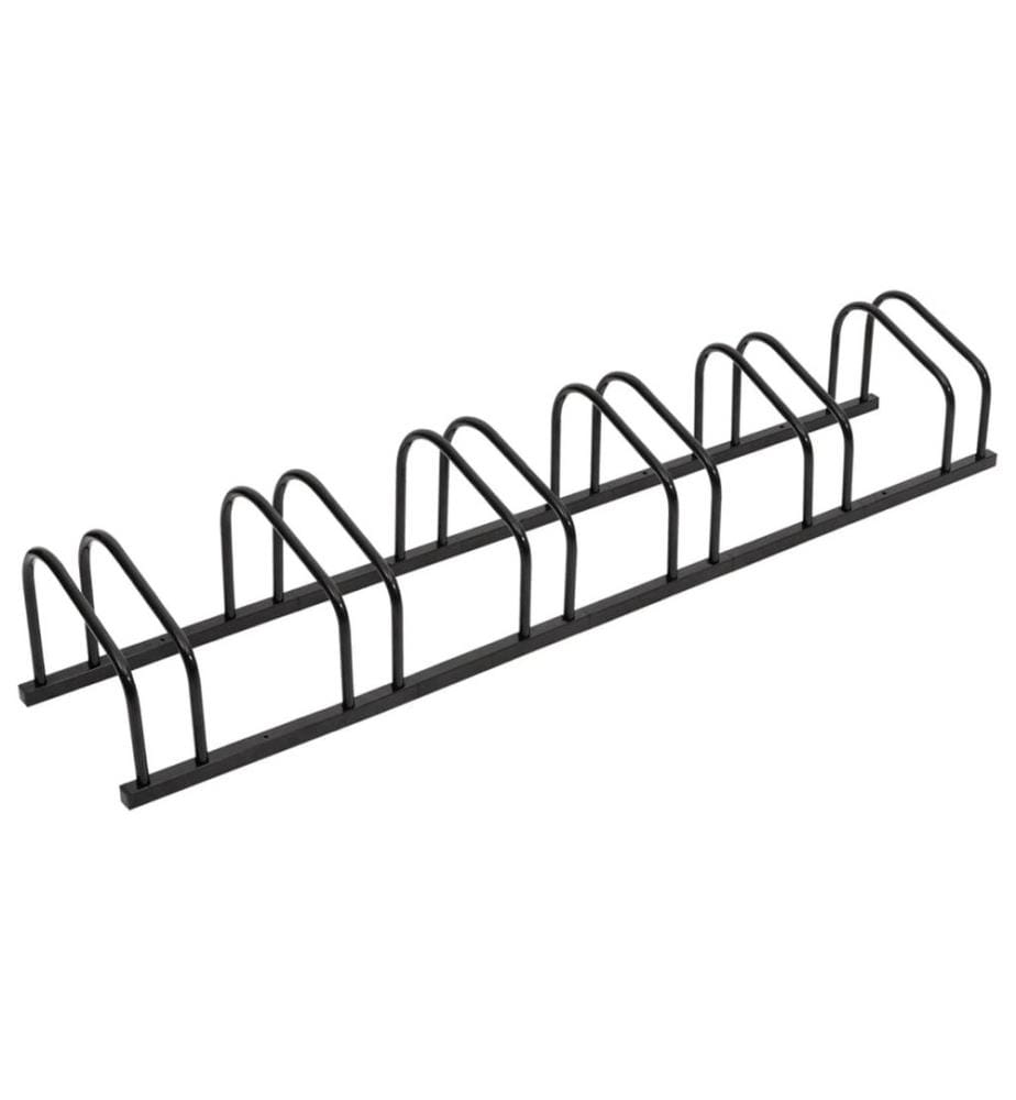 Fahrradständer für 6 Fahrräder Schwarz Stahl