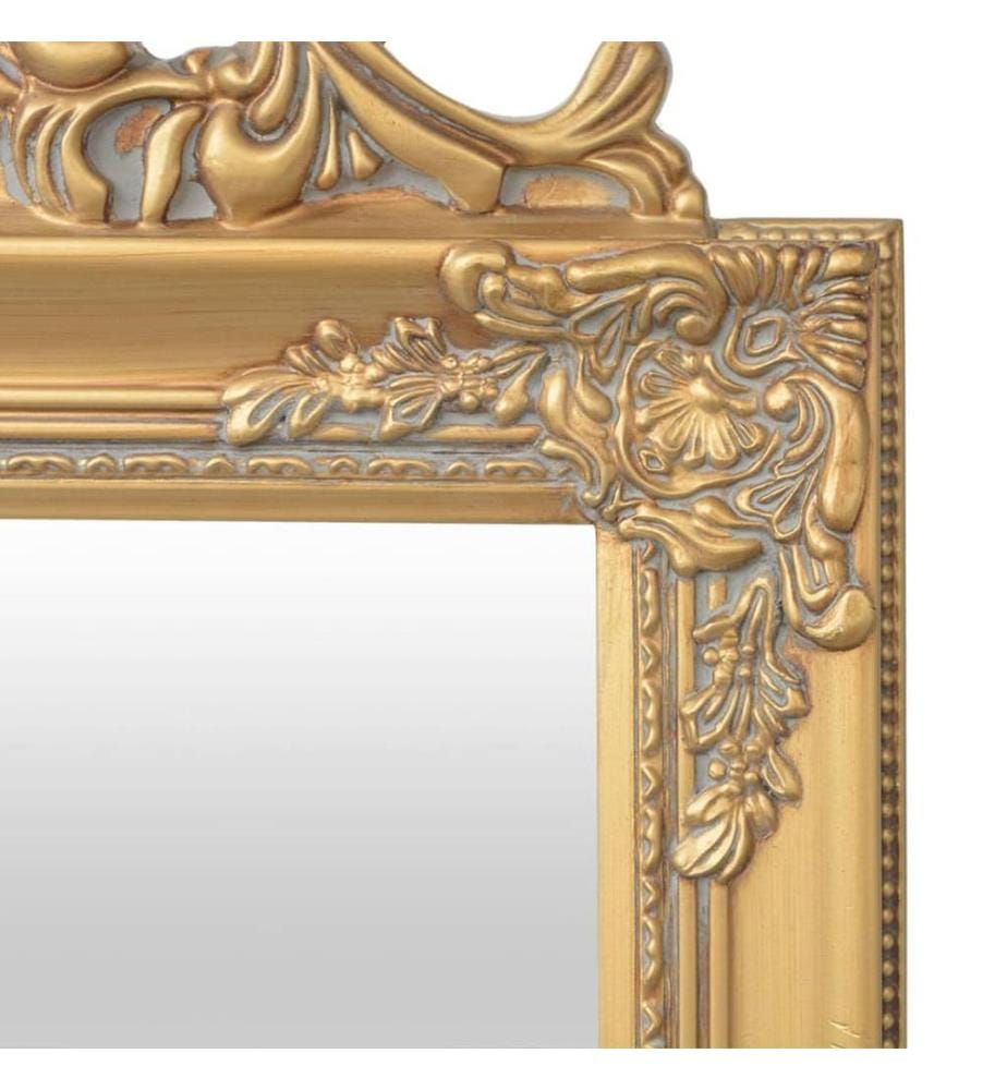 Standspiegel im Barock-Stil 160x40 cm Golden