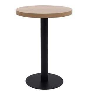 Table de bistro Marron clair 60 cm MDF