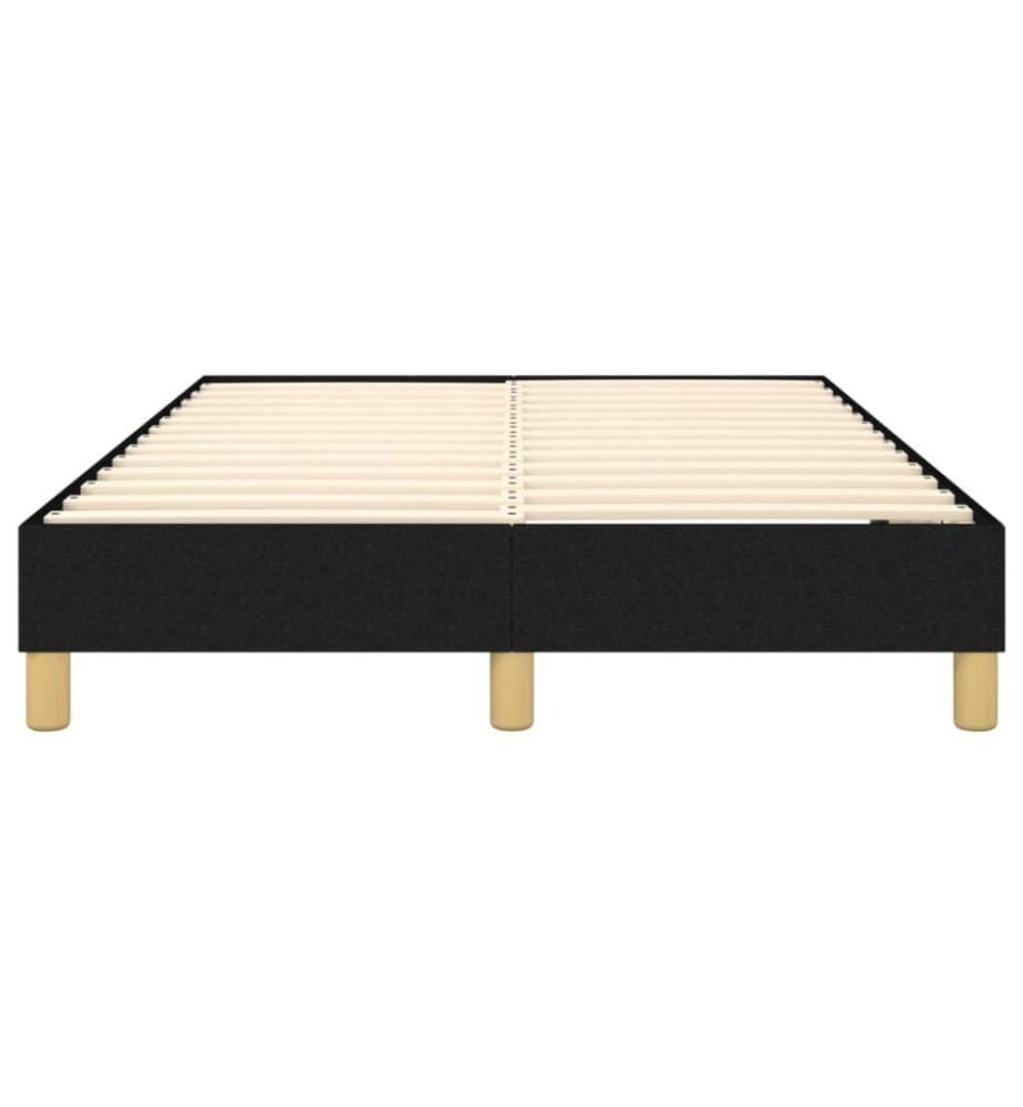 Boxspringbett Schwarz 120x200 cm Stoff