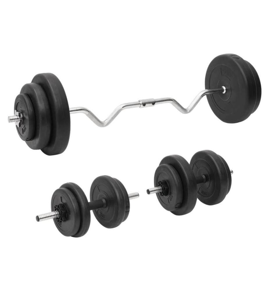 Curlhantel und Kurzhantel mit Gewichten 60 kg