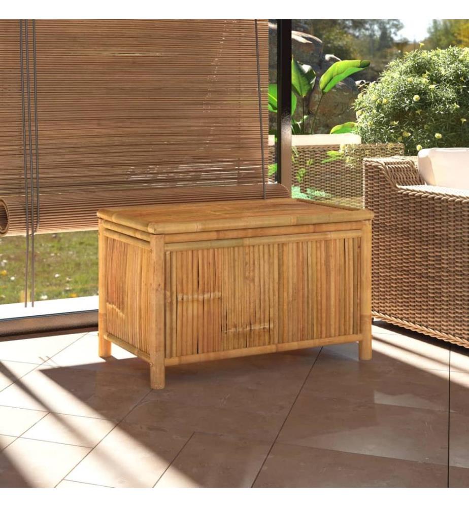 Gartentruhe 90x52x55 cm Bambus